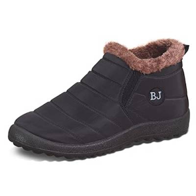 RYTEJFES Breite Füße Schuhe, Elegant Winter Sport Outdoor Boots Sportschuhe Warme Ultralight Plateau Waterproof Winterboots Schuhe Angebote Kurz Mode Verschleißfeste Stiefelette Stiefel von RYTEJFES