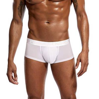 RYTEJFES Herren Boxershorts Atmungsaktiv Baumwolle Bequem Unterhosen Mittlere Taille Brief Drucken Höschen Männer Hot Panty Stretch Basic Trunk Underpants Lingerie von RYTEJFES