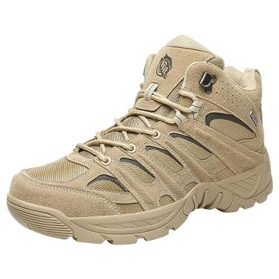 Sicherheitsstiefel Herren, Walking Wasserdichte Wandern Wanderschuhe Trekkingschuhe Cozy Bequeme Wandern Leichte Sneakers Schuhe Sportlich Sport Ultralight Abriebfest Herrensneaker Sportschuhe von RYTEJFES