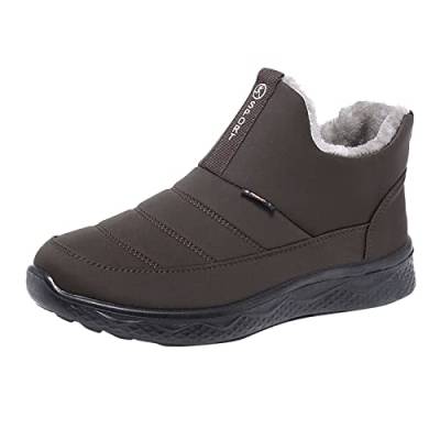 Stallschuhe Wasserdicht， Winter Gefüttert Freizeit Superfit Boots Handschuhe Rutschfeste Hiver Warm Stilvoll Stiefel Chaussure Gemütlich Snow Flach Outdoor Stiefeletten Schuhe von RYTEJFES