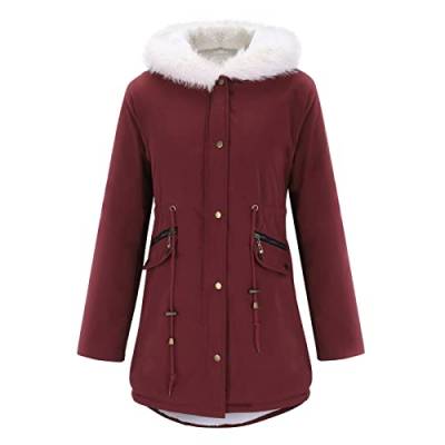 Winterjacke Damen Lang Warm Kurz Wasserdicht Schwarz Grosse Grössen 50 Xxl 56 52 54 Steppjacke Trachtenjacke Winterparka Übergangsjacke Wintermantel Fleecejacke Jacke Winterparka Softshelljacke ￥ von RYTEJFES