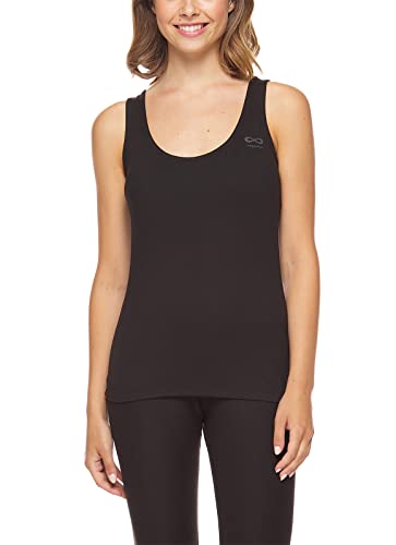 Ragwear KAPILA Damen Frauen Top,Sport-Top,Yoga-Top,Shirt,ärmellos,elastisch,Regular Fit,Black (1010),L von Ragwear