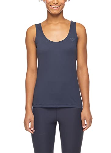 Ragwear KAPILA Damen Frauen Top,Sport-Top,Yoga-Top,Shirt,ärmellos,elastisch,Regular Fit,Navy (2028),L von Ragwear