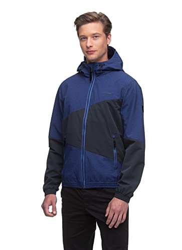 Ragwear TANER Herren Männer Jacke,Übergangsjacke mit Kapuze,wasserdicht,bequem,Blau,L von Ragwear