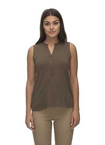 Ragwear W Ronka Oliv - Schlichte ärmellose Damen Bluse, Größe XL - Farbe Olive von Ragwear