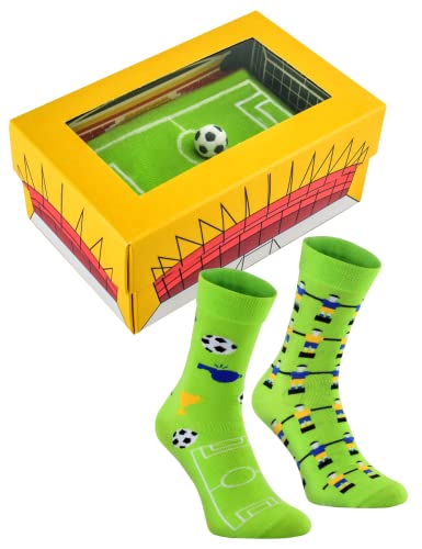 Rainbow Socks - Damen Herren Lustige Fussball Socken Geschenk 1 Paar - Tischfussball - Größen 36-40 von Rainbow Socks