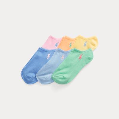6er-Pack kurze Crew-Socken von Ralph Lauren