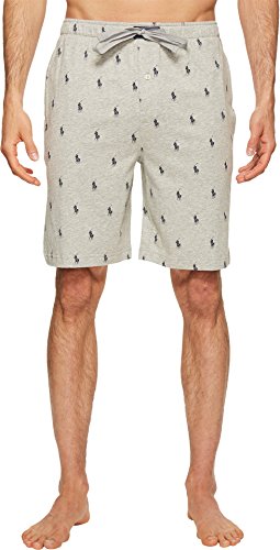 Ralph Lauren Männer Gestrickte Schlaf Shorts Andover Heather/Navy X-Large von Ralph Lauren