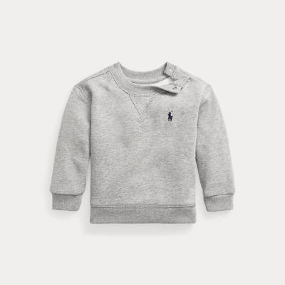 Rundhals-Sweatshirt aus Fleece von Ralph Lauren