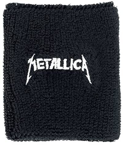Metallica Logo Wristband schwarz, Schweißband von Metallica