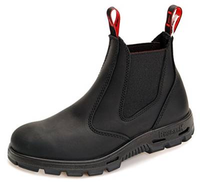 Redback BUBBK Offroad Chelsea Boots - Arbeitsschuhe Work Boots Aus Australien - Unisex - Schwarz (Black), 43.5 EU von Redback