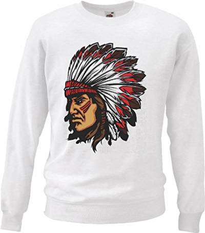 Reifen-Markt Sweatshirt Herren Motiv-302050 Größe L Farbe Weiss Druck von Reifen-Markt