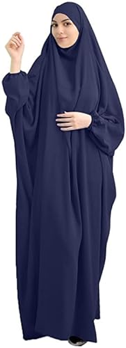 Frauen Kleid Muslim One Piece Gebet Kleid für Frauen Abaya Islamic Middle East Dubai Türkei Maxi Abaya Kaftan mit Hijab Kleid Full Cover Kleid von Renholin