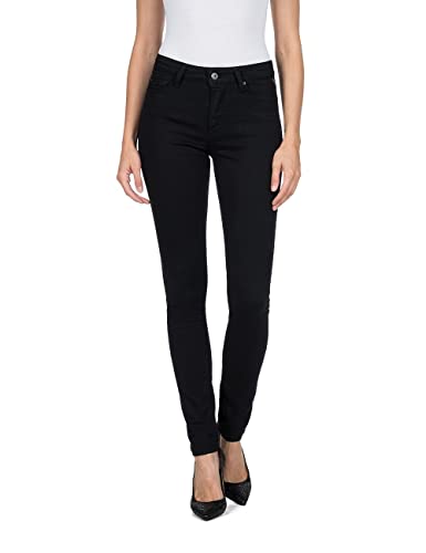 Replay Damen Jeans Luzien Skinny-Fit, Black 098 (Schwarz), 25W / 28L von Replay