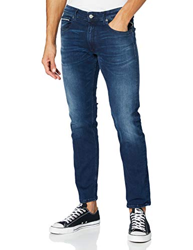 Replay Herren Jeans Grover Straight-Fit mit Power Stretch, Medium Blue 009 (Blau), 29W / 32L von Replay