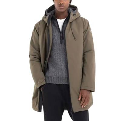 Replay Herren Parka mit Kapuze Winter, Dark Olive... 928 (Grün), S von Replay