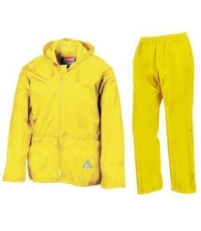 Result Herren Heavyweight Waterproof Jacket & Trouser Set Regenmantel, Grün-Green (Lime Green), Large von Result