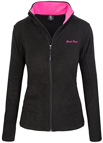 Rock Creek Damen Fleecejacke Fleece Jacke Übergangs Jacke Sweatjacke D-389 [Black M] von Rock Creek