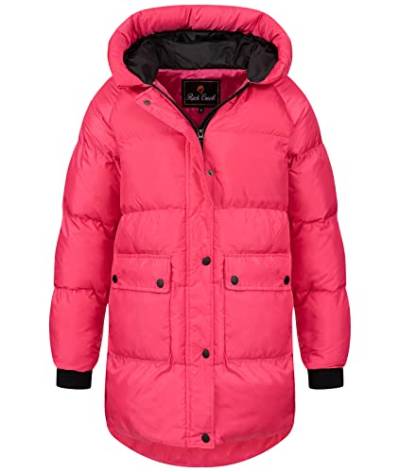 Rock Creek Damen Steppjacke Mantel Leicht Damenjacke Frauen Jacken Stepp Jacken mit Kapuze Daunenjacke Thremojacke D-488 Pink L von Rock Creek