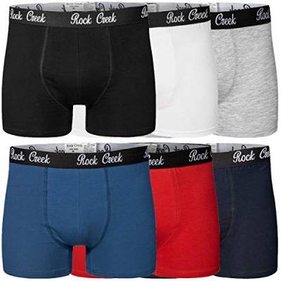 Rock Creek Herren Boxershorts Unterhosen Boxer Unterwäsche 8er Pack Baumwolle Männer Weihnachten Boxer Shorts Unterhose 8 Stück H-218 Mehrfarbig M von Rock Creek