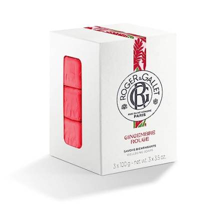 Roger & Plätzchen-Duft, unisex, Gingembre Rouge Savon 3 x 100 g von Roger & Gallet