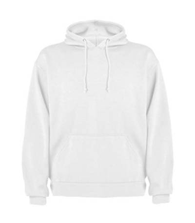 Roly Capucha Hooded Sweatshirt White 01 XL von ROLY
