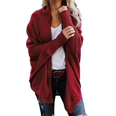 Mode Frauen Langarm Solide Strickjacke Herbst Casual Mantel Bluse Top Regenmäntel Geschenke Für Frauen Schlank Lang Kurzarm von Routinfly