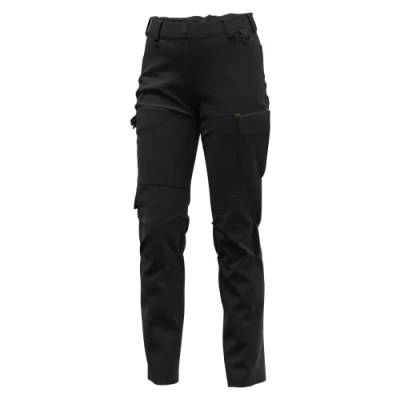 SAFETY JOGGER Arbeitshose Damen - Oak - Cargohose die maximale Flexibilität bieten für Frauen, Hose mit viele Tasche, eine Hammerschlaufe und Fach für Werkzeug, Dunkelblau, 34 von SAFETY JOGGER