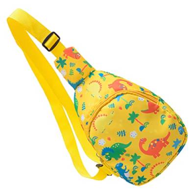 SAFIGLE Kindertaschen Hüfttasche Kindertasche Hüfttasche Cartoon Crossbody Tagesrucksack Kleiner Hüftsack Mit Verstellbarem Gürtel Modische Tasche Schultertasche Umhängetasche von SAFIGLE
