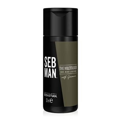 Seb Man The Multitasker - 3in1 Shampoo - Haare, Bart und Körper in einem - Multifunktionale Reinigung - Für alle Haartypen -1 x 50ml von SEBASTIAN