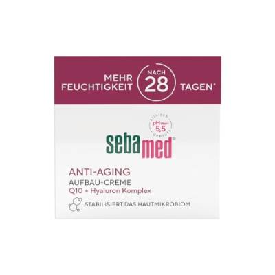 SEBAMED Anti-Aging Aufbau-Creme für Männer und Frauen, Tagescreme, Tagespflege, Anti-Falten-Creme, mindert die Faltentiefe, beugt der Hautalterung vor, mit Q10 und Hyaluron Komplex, 50 ml von Sebamed