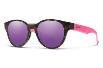 Smith Snare Carbonic Sunglasses, Matte Havana, Carbonic Violet Mirror von Smith