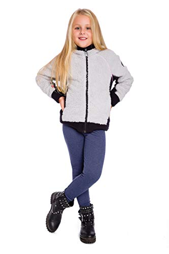 SOFTSAIL Kids Warme Kinder-winterleggings, Dicke, Mit Baumwollfleece Gefütterte Hose Für Mädchen Warme Dicke Leggings Für Kalte Tage Thermo-Leggings Für Kinder CHILD28 von SOFTSAIL