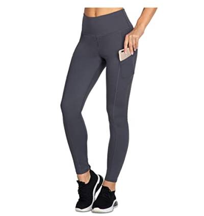 SOFTSAIL Sport Leggings mit hoher Taille und Tasche I Bauchregulierende Sport-Leggings für Damen I Formende Schlankheits Push-up Workout Yoga Leggings I Breiter Bund Lauf-Yoga-Hose I Größe S-3XL von SOFTSAIL