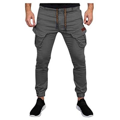 SOOUICKER Hose Herren Jogginghose Herren Slim Fit Trainingshose Herren Gym Jogginghose Herren mit Seitentaschen Freizeithose Herren mit Bündchen Stoffhose Herren Fitness von SOOUICKER