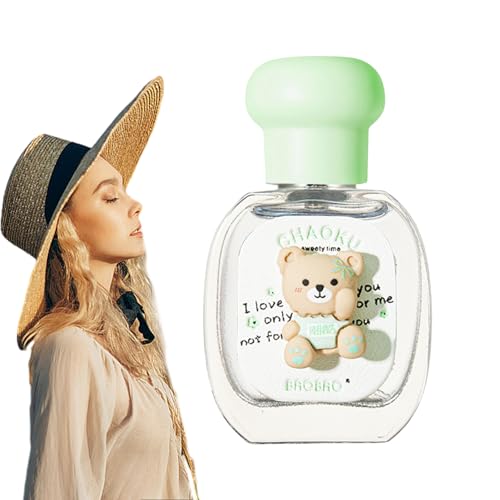 Trendiges Parfüm - 25 ml transparentes Parfümöl in Bärenform mit fruchtig-blumigem Duft | Duftendes Körperspray für positive, lebendige Damen, ideal für den Alltag Soydan von SOYDAN