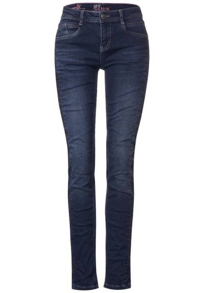 STREET ONE Bequeme Jeans STREET ONE / Da.Jeans / Style QR Jane,mw,thermo,blue von STREET ONE