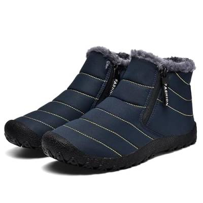 SWZEC barfußschuhe winter damen herren winterstiefel Unisex,Outdoorheld Winterschuhe Winter Pro 2.0 (40,Blau) von SWZEC