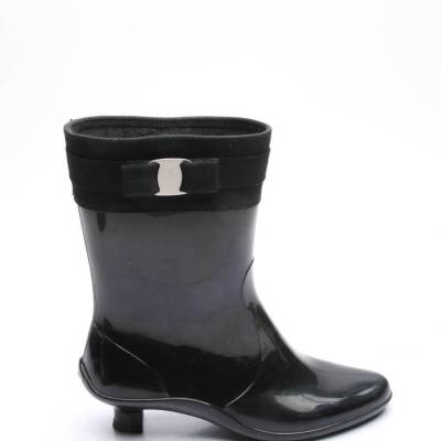 Salvatore Ferragamo Gummistiefel EUR 38,5 Schwarz von Salvatore Ferragamo