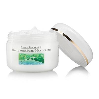 Sanct Bernhard Hyaluronsäure-Handcreme mit Allantoin, Collagen, Hagebuttenkernöl 125 ml von Kräuterhaus Sanct Bernhard