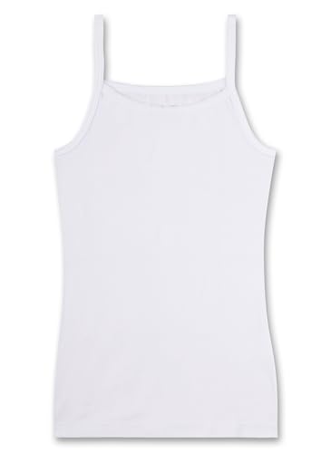 Sanetta Mädchen-Unterhemd Weiß | Hochwertiges und nachhaltiges Unterhemd für Mädchen aus Baumwolle. Unterwäsche für Mädchen 140 von Sanetta