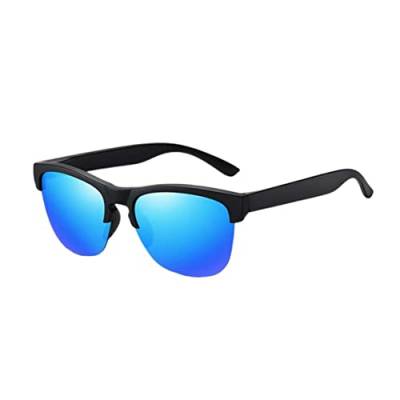Sanfiyya Polarisierte Sonnenbrille, Retro -Sonnenbrille, Fischerei -UV -Schutz Sonnenbrille für Männer Frauen - Blau von Sanfiyya