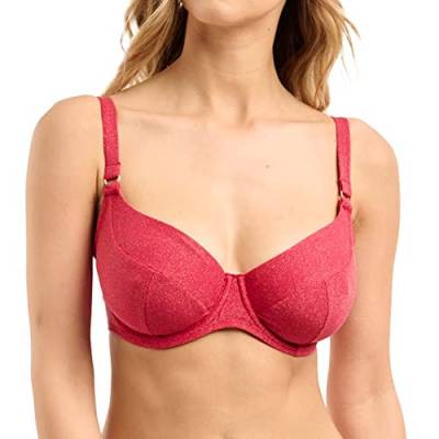 Sans Complexe Damen Reflet Badeanzug Top mit Bügel, Kirschrot, 75E von Sans Complexe