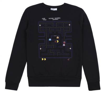 Sarcia.eu Sweatshirt Schwarze Bluse Pac-Man XL von Sarcia.eu