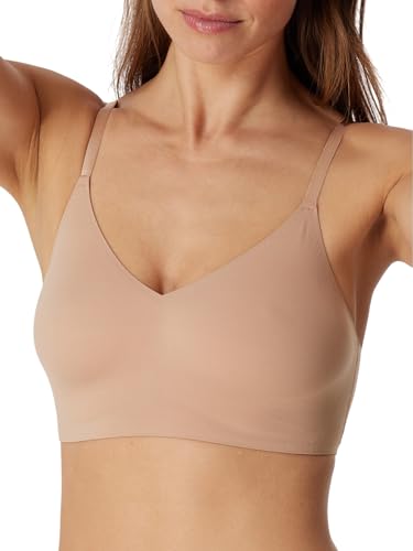 Schiesser Damen Spaghettiträger Mit Herausnehmbaren Pads - Invisible Soft Bustier, Maple_179821, 40 EU von Schiesser