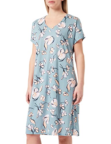 Schiesser Damen Sleepshirt 1/2 Arm Nachthemd, Petrol, 40 von Schiesser