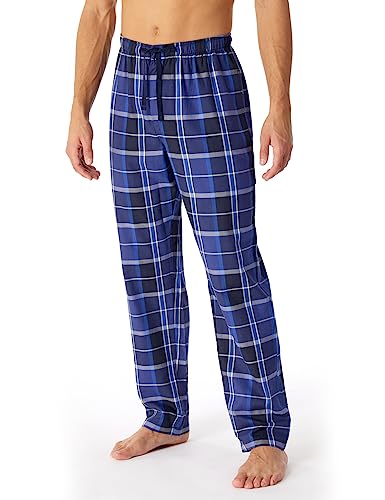 Schiesser Herren Lange Schlafhose Web-Mix + Relax Pyjamaunterteil, Nachtblau_180292, 54 von Schiesser