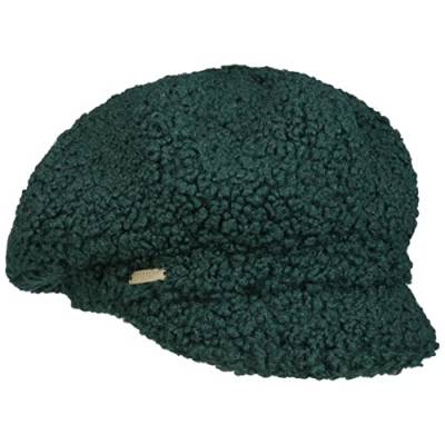 Seeberger Teddy Fur Ballonmütze Schirmmütze Damencap Wintercap Kunstfellcap Baker-Boy-Mütze (One Size - dunkelgrün) von Seeberger