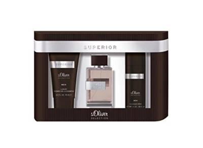 S. Oliver selection SUPERIOR Man Geschenkset (Eau de Toilette + Duschgel + Deo) von s.Oliver