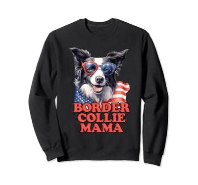 BORDER COLLIE MAMA Hundebesitzerin Border Collie Hundemama Sweatshirt von Shirt Border Collie Geschenk Border Collie Mum